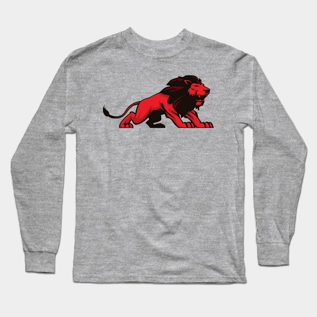 King of the Jungle! Long Sleeve T-Shirt by AnimalAddict